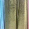 Green velvet fabric curtains, lace door curtains, Thai curtain fabric, calligraphy decoration Item Picture